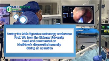 (Video) Profesors Vu un profesors Čens izmantoja un komentēja MedNova hemoklipus